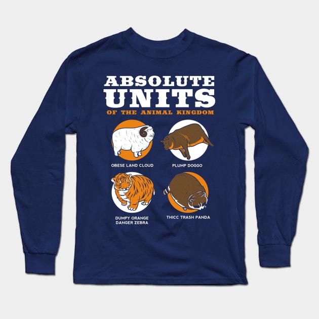 Absolute Units Of The Animal Kingdom Long Sleeve T-Shirt by dumbshirts